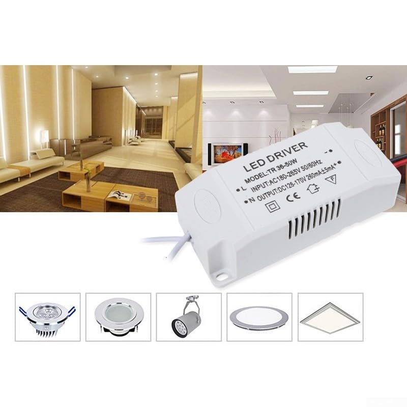 Image of Driver, Constant Current Output Dimmable Driver For Lighting Ceiling Light Panel Light Project Lamp(36-50W)