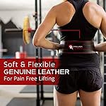 Dark Iron Fitness Weight Lifting Belt for Powerlifting Deadlift Training, Premium Leather for Core Support Gym Strength Workout - Image 2