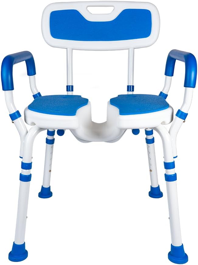 VMS Shower Chair with U-Shaped Seat