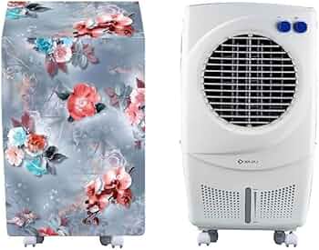 MAHAL CREATION Cooler Cover Compatible For Bajaj PX97 Torque New 36L Personal Air Cooler Waterproof, Dustproof, Size (HxWxD) 84X49X48 Cm, Grey.