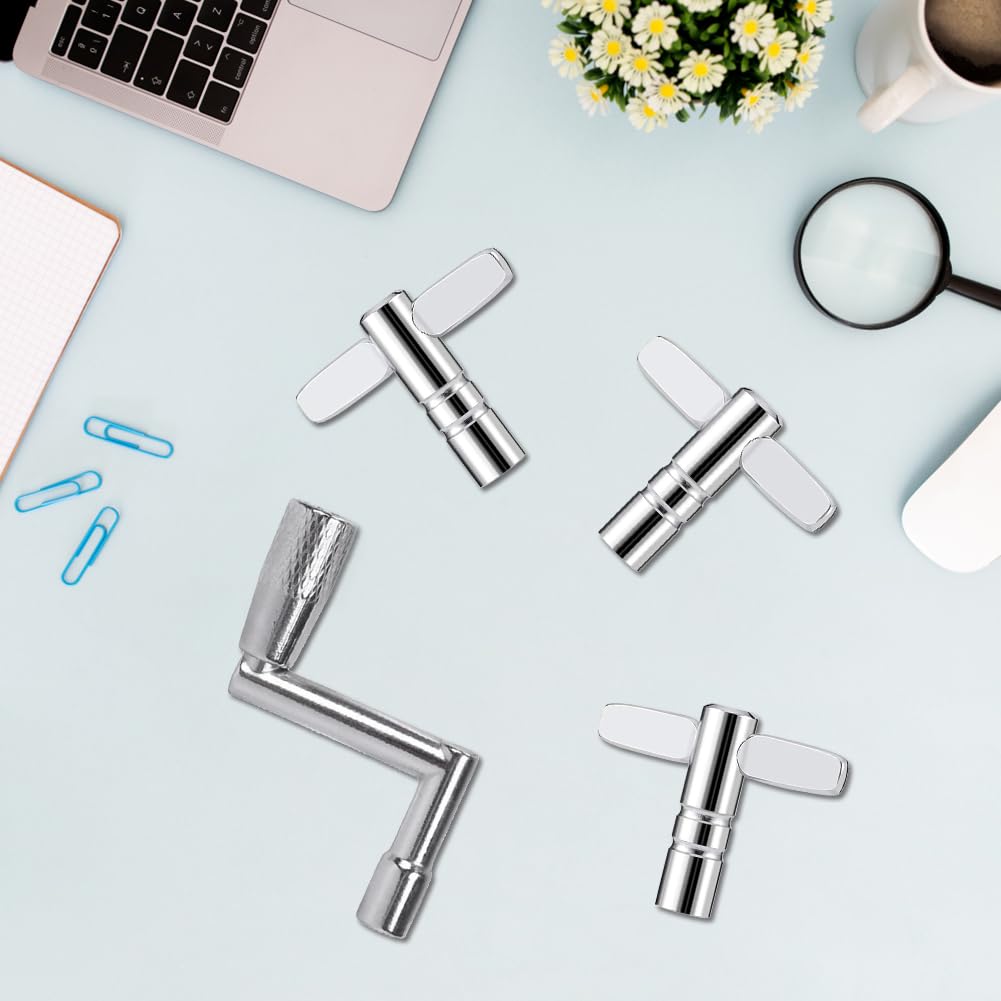 Clés De Batterie, Clé D'accordage de Batterie, Accessoires de Réglage de Tambour, Clé D'Accordage, Clés De Réglage De Batterie, Accessoires de Réglage de Tambour, Clés De Tembour Universelles, 4 PCS