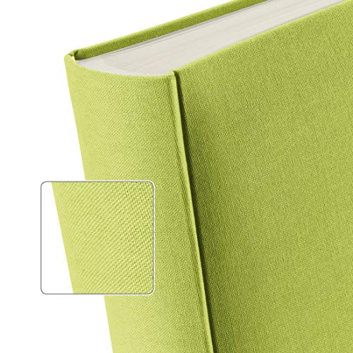 Hama Fotoalbum mit Stoffeinband 30x30 cm (Jumbo Fotobuch mit 100 weißen Seiten, Photoalbum mit Pergamin-Trennblättern… – Bild 3