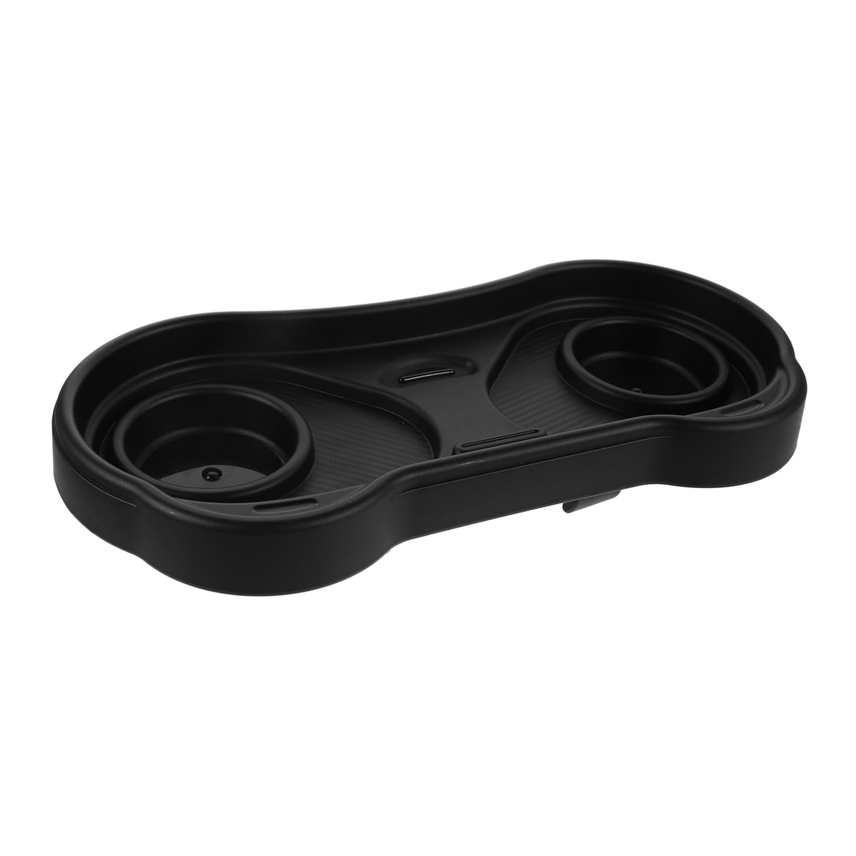 Abaodam Vassoio Porta Snack per Passeggino con Portabicchieri in Plastica Vassoio Rimovibile per Carrozzina e Girello Accessori per Passeggino