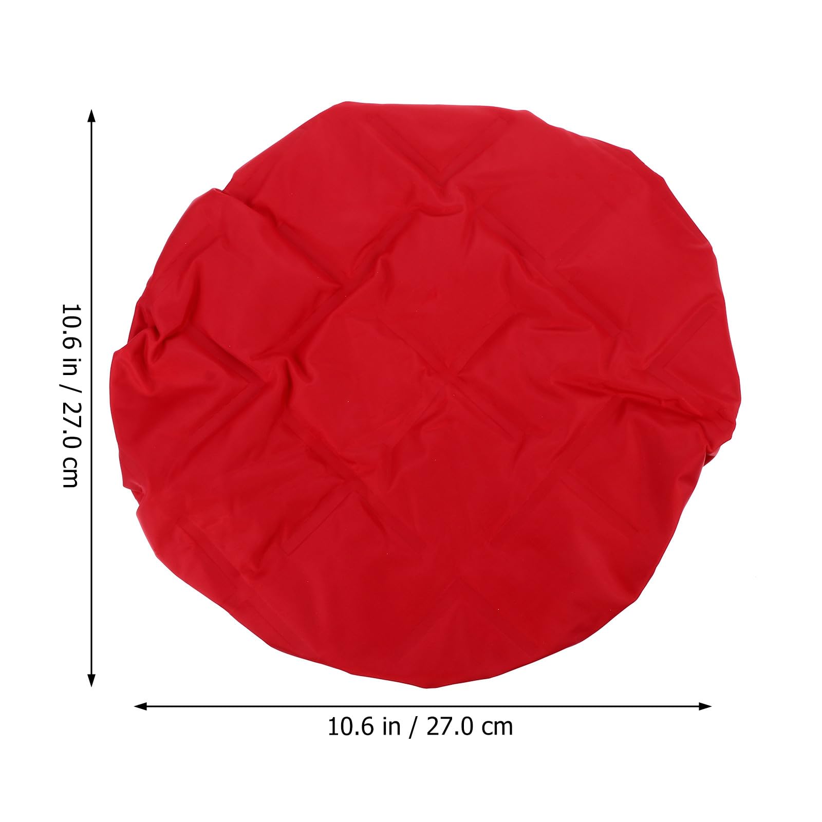 STOBAZA Gorro Térmico para Hidratación Profunda Calentado en Microondas y Acondicionamiento Capilar Profesional para Cabello Gel y Tejido Rojo en Peluquería