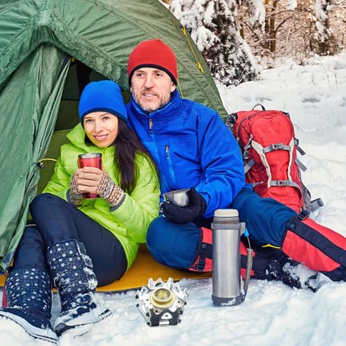 Réchaud à bois de camping hexagonal et portable pour la cuisine extérieure - 3