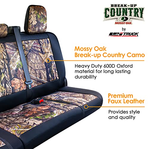 Mossy Oak Camo Truck Bench Seat Cover Fits All Full-Size Silverado F-150 Ram Sierra Titan Tundra Pickup Trucks; Folding Bench or Standard Bench Seats; 70% Polyester, 30% Polyurethane by LPI Truck - Image 2