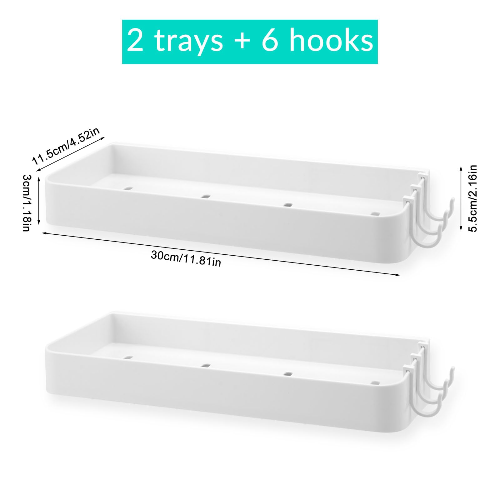 GRUNI Badkamer Rekken Met Haken Badplank Geen Boren Drijvende Planken Zelfklevende Wandgemonteerde Ruimte Aluminium Voor Keuken En Toilet White B30cm Kleur Nero Maat B50cm GRUNI Badkamer Rekken Met Haken Badplank Geen Boren Drijvende Planken Zelfklevende Wandgemonteerde Ruimte Aluminium Voor Keuken En Toilet White B30cm Kleur Nero Maat B50cm