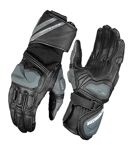 Cramster K2K Gloves Black Grey M Front View