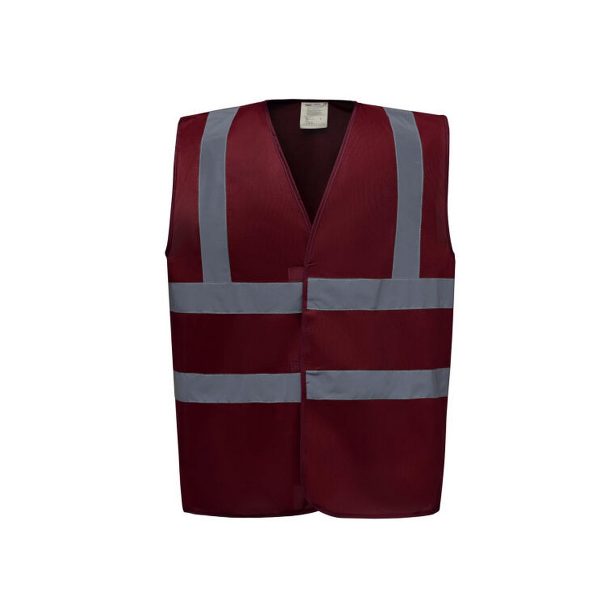 Yoko Hi Vis 2 Band And Braces Waistcoat (hvw100) S Maroon — image 1