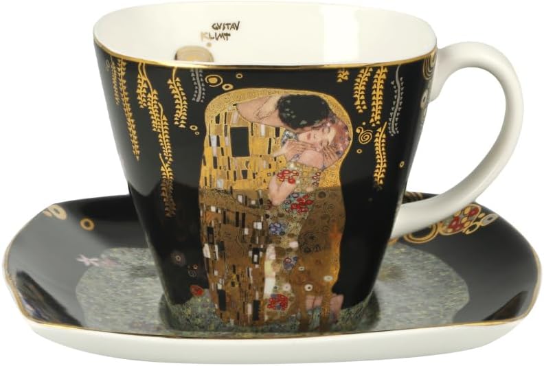 66884214 Coffee Cup with Design The Kiss by Gustav Klimt