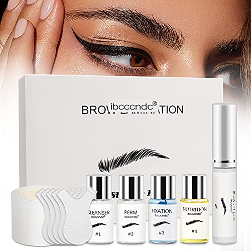 MISMXC Eyebrow Lamination Kit Professional Eyebrows Lift Styling Kit for Fuller and Messy Eyebrows Lasts 8 Weeks, Eyebrow Brow Perm Ideal for Salon Home DIY