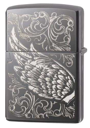 Encendedor Zippo personalizado diseño alas y llama miniatura 2