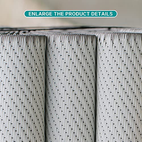 HHWLL Outdoor Rugs Patio Decor Rug Camping Rug Outdoor RV Mats 6ftx9ft Plastic Polypropylene Area Rug Reversible and Waterproof for Patio,Terrace,Picnic,RV,Camping,Beach,Pool Side - Image 4