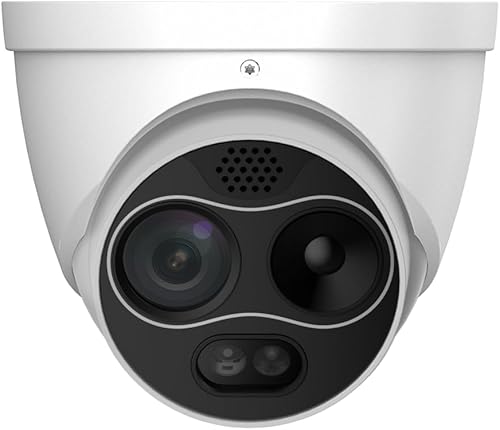 Miniatura 2 de EmpireTech IPC-TPC124X-AI - Cámara térmica de 4 MP 1/2.7 pulgadas, mini torreta híbrida CMOS, cámara IP inteligente AI, canales visibles y térmicos,