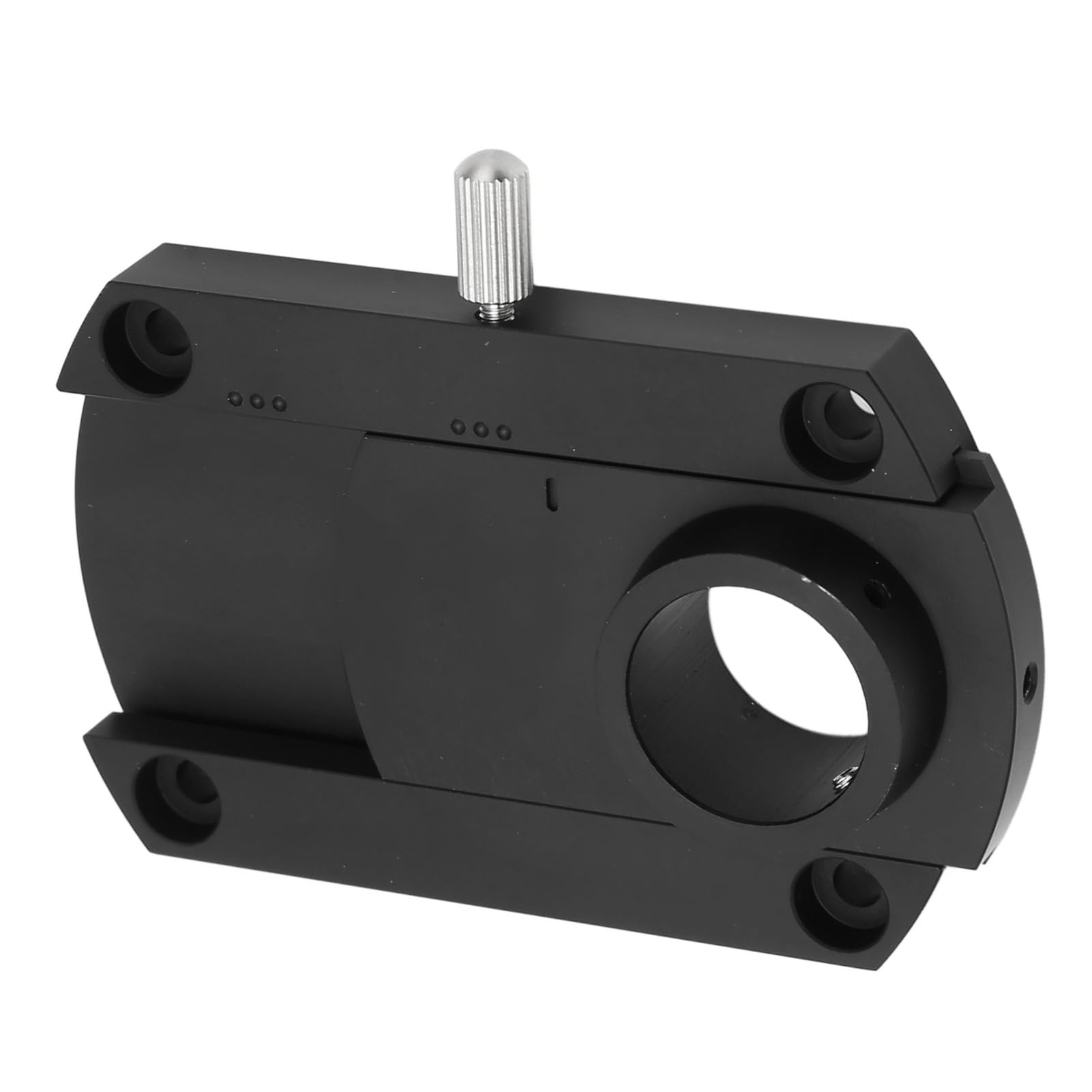 Acouto Braccio di Conversione HiFi per Fonografo Foro Interno da 20 Mm Base del Braccio di Ricambio per Giradischi Fori Interni da 80 Mm a i di Conversione per Fonografo di HiFi per Phono in Metallo
