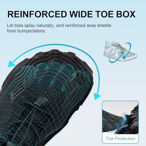 Image of ELETON Barefoot Shoes Women Men Footwear, Wide Toe Box Hiking Zero Drop Non-Slip Quick-Dry River Boat Pool Beach Water Shoes, Lightweight Swimming Running Walking Sneakers Unisex