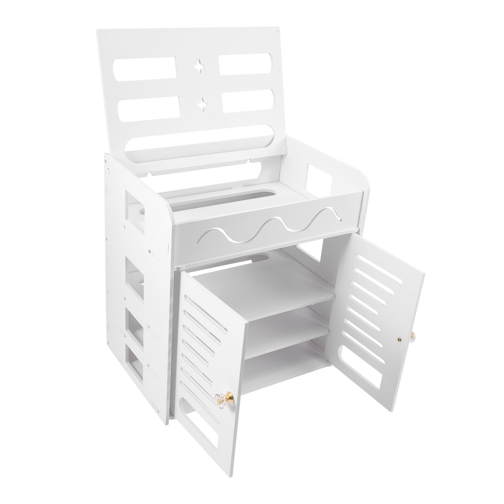 Boîtier de rangement pour routeur Wifi dans le salon, support de gestion de câbles sans perçage