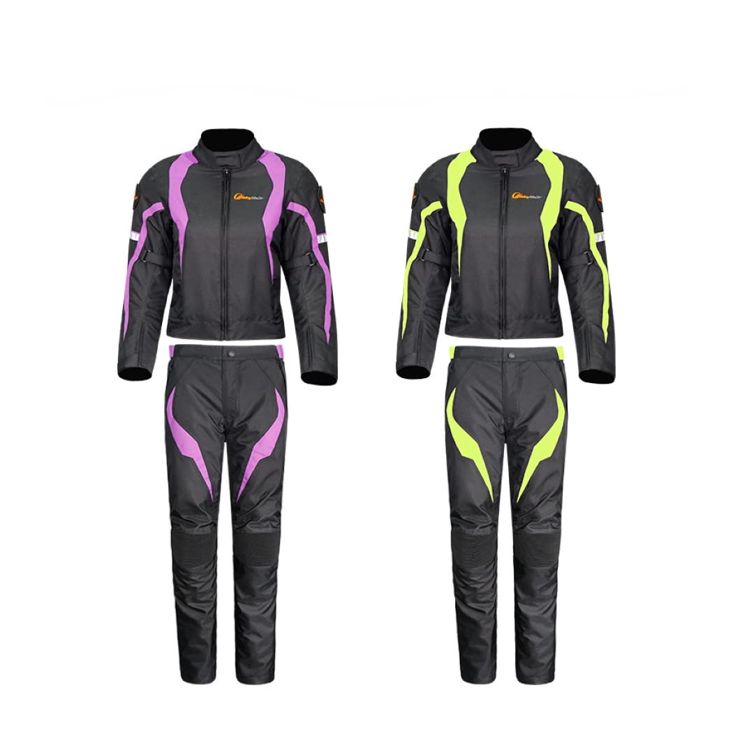 Giacca Moto Donna Con Fodera Termica e Protezioni CE Rimovibili Giacca impermeabile e Traspirante