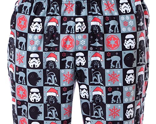 Star Wars Mens' Darth Vader Merry Force Be With You Sleep Pajama Set3