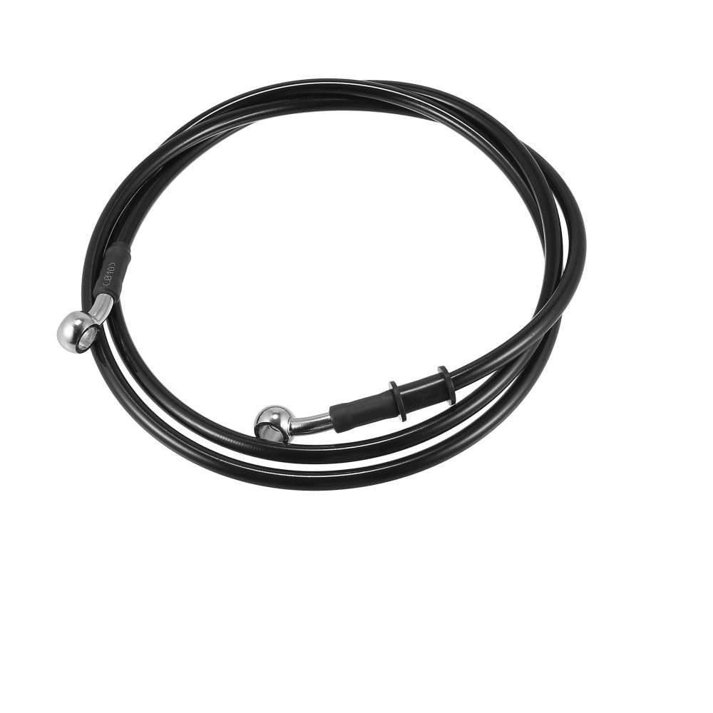 Moto Tubo Freno Tubo Flessibile per Olio Frizione Freno Moto Tubo Universale Intrecciato in Acciaio Inossidabile Rinforzato Idraulico da 40 Cm-200 Cm(180cm)