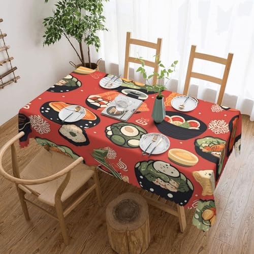 Nappe rectangulaire anti-tache finis les nettoyages difficiles sur la table