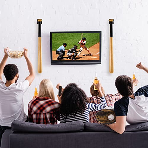 6 Pcs Baseball Bat Holder Black Vertical Baseball Bat Wall Mount Display Stand Baseball Bat Wall Mount Storage Baseball Holder Baseball Bat Rack For Man Cave Decor Sport Memorabilia Ball Storage #TOP5