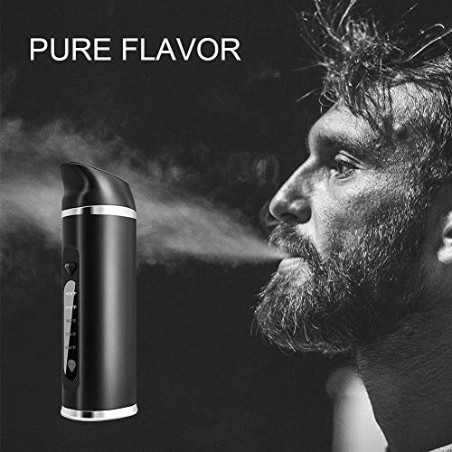 Vaporizer-Tragbarer Verdampfer Kräuter mit Ceramic Chamber and OLED Display, No Nicotine No liquid (Schwarz) – Bild 7