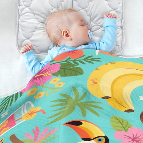 Custom Summer Blue Animal Sea Small Blankets Breathable personalizada para cat Name Blanket for Girls or Boys 30x40in mantitas para Bebes recien nacidos4