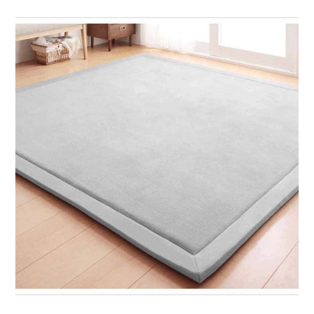Tapis de sol grand format tapis salon moderne polaire corail chambre lit