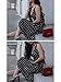 HUHOT Slimming Dresses for Curvy Women with Belly Dress with Pockets for Women Black Polka Dot Dress Fit and Flare Midi Sundresses