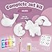 DOODLE HOG Unicorn Squishy Paint Set for Kids Ages 8-12, Unicorn Gifts for Girls 8-10, Arts and Crafts for Kids, Paint Your Own Squishies Kit
