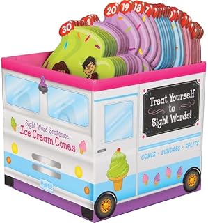 Sight Word Sentence Ice Cream Cones - 30 Cones