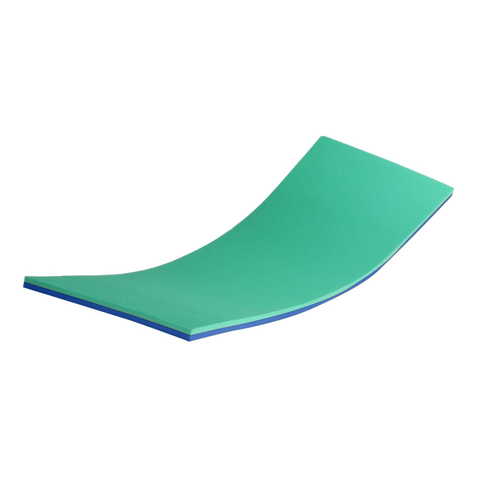 Flotante Piscina Alfombra Manta Tapete Colchón Flotante Plegable Fácil de Transportar Fabricada en XPE Adecuada para Vacaciones Y Fiestas Verde Azul