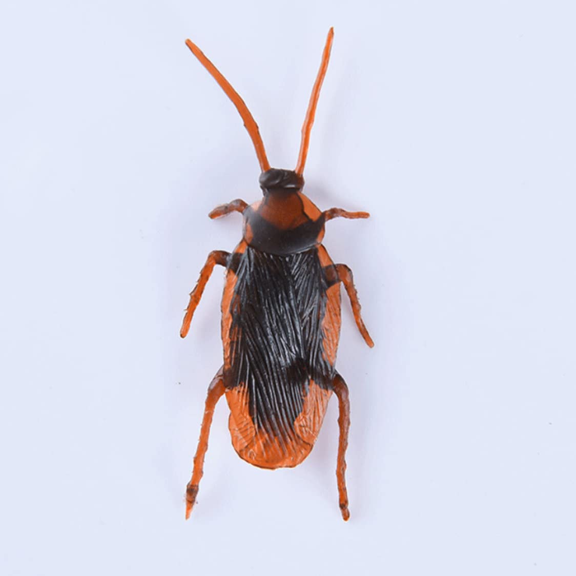 10 pezzi falsi scarafaggi di scarafaggi di plastica realistici Insetti di scherzo giocattoli scherzi scarichi bug per gli sciocchi.