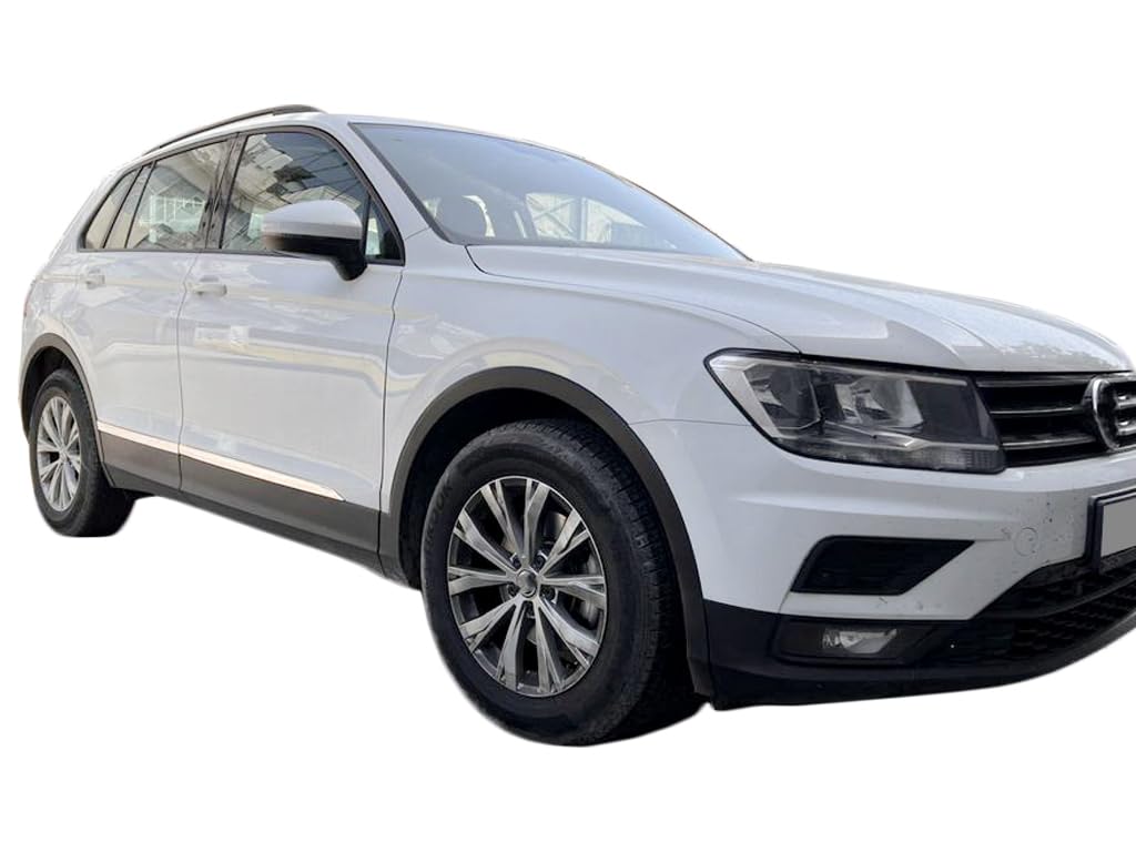 RECAMBO Molduras de Puerta cromadas de Acero Inoxidable Apto para VW Tiguan II (Tipo AD1) año de fabricación a Partir de 2016 Protección Lateral Molduras para el Lado del Coche