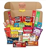 Snack Squad Keto High Protein Diet Low-Carb Low Sugar Snack Variety Pack 22 Count for adults - Care...