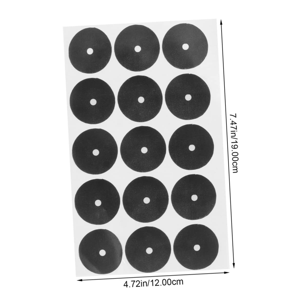 BCOATH Billiard Marking Spots 3 Pack of Round Self-Adhesive Pool for Snooker Billiards