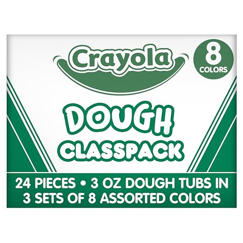 Pâte à modeler Crayola texture souple pack de 24 contenants hermétiques 3 oz - 5