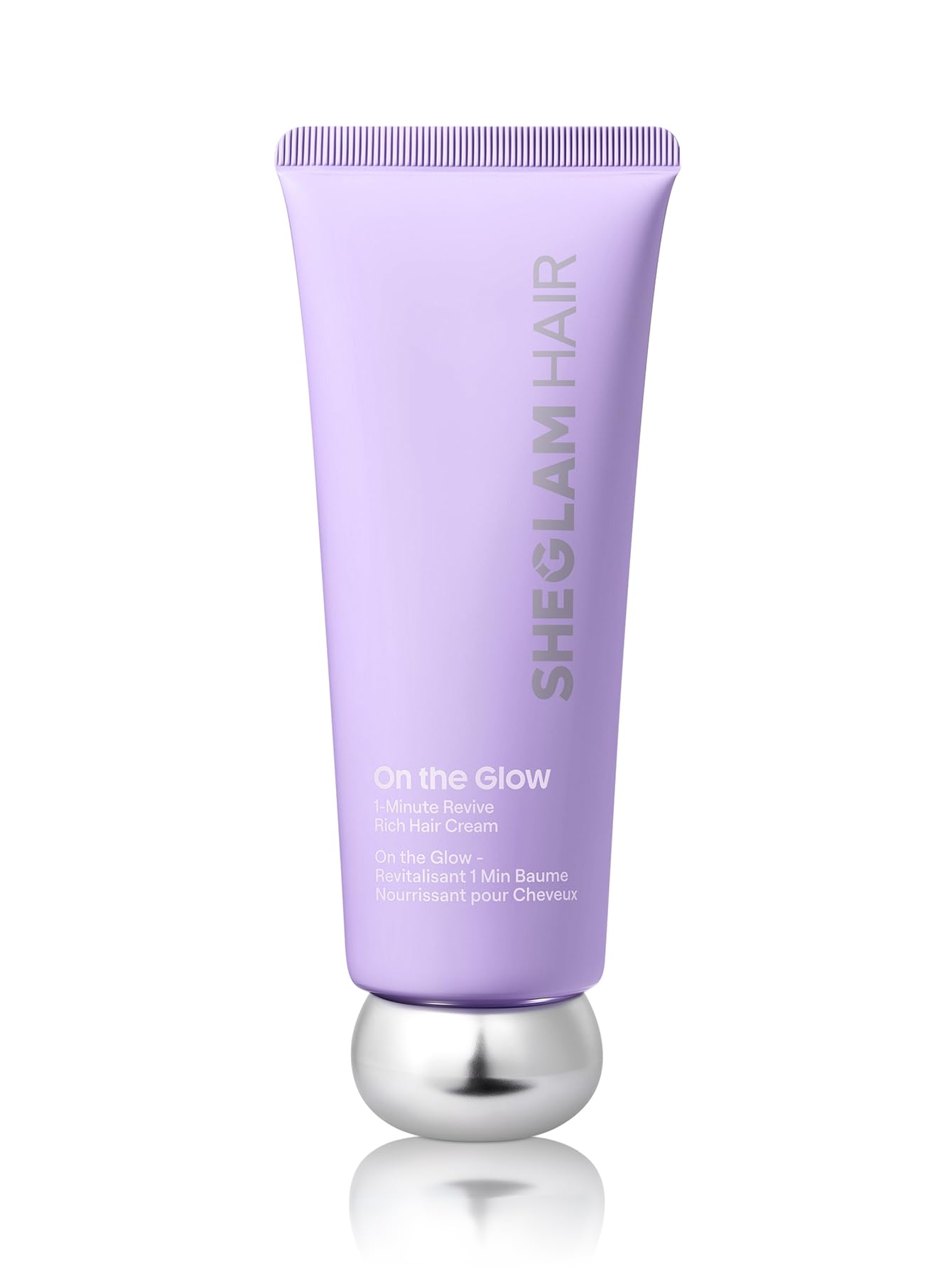 SHEGLAM HAIR On The Glow 1 - Minute Revive Rich Hair Cream - 2.47 oz,Moisture Leave-In Hair Conditioner,72-Hour Frizz Control, Deep Nourishment, Multi-Action Protection For Damaged Or Frizzy Hair