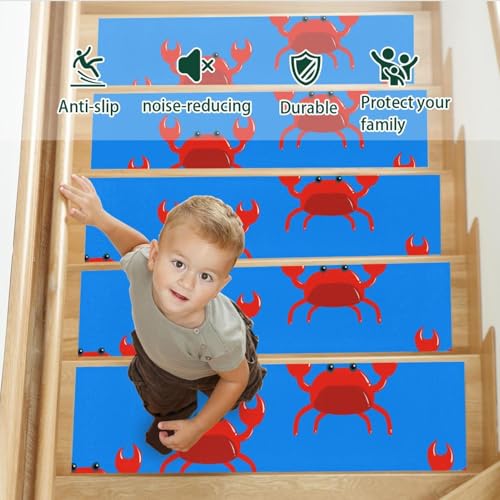 Tapis d'escalier antidérapants pour protéger le bois des griffures