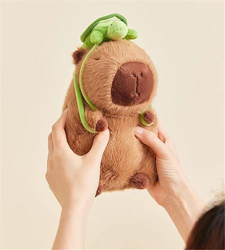 Miniatura 8 de WeightedPlush - Lindo peluche de Capybara de 12 pulgadas, suave peluche de Capybara, almohada de muñeca Capybara de cumpleaños para niños (con bolsa)