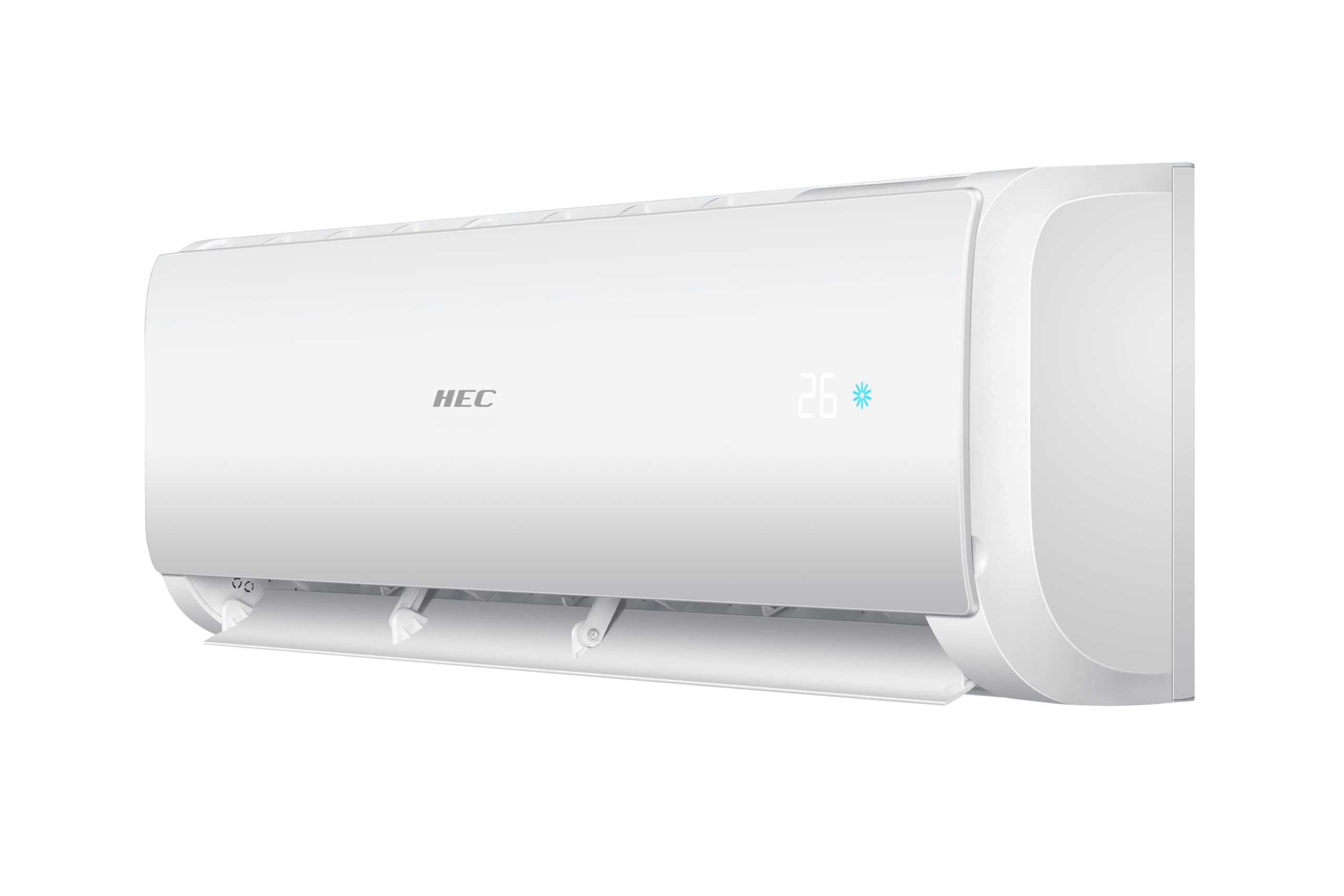 HEC - Aire Acondicionado Split Mural A++/A+ - Wifi - Aire Inteligente - Ventilador 5 Velocidades - Sistema Dry - Bomba de Calor -R32 - (2.6KW - 2236 Fg)