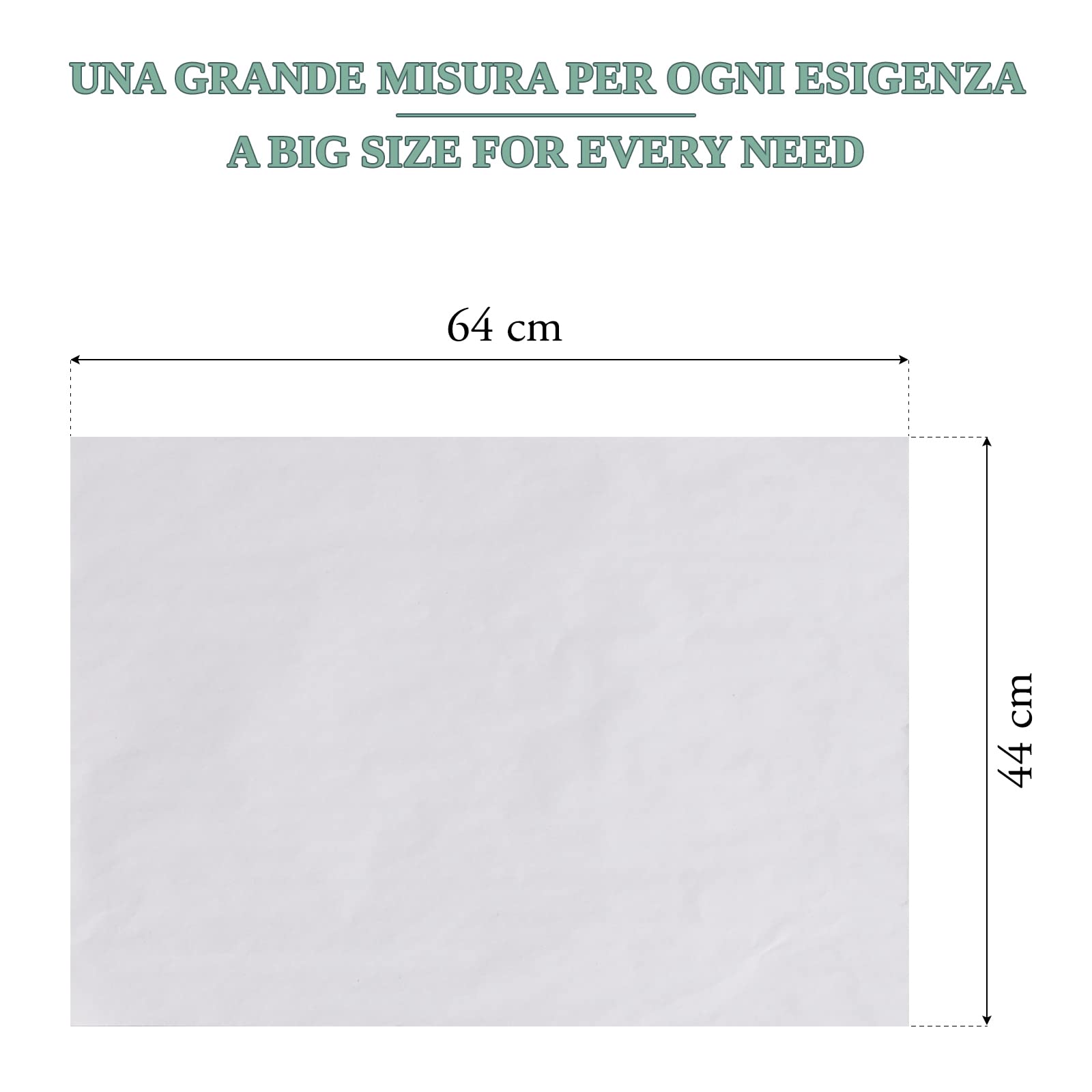 Fogli Carta Imballaggio 64x44cm 400g Bianca per Cartoni Trasloco Kit