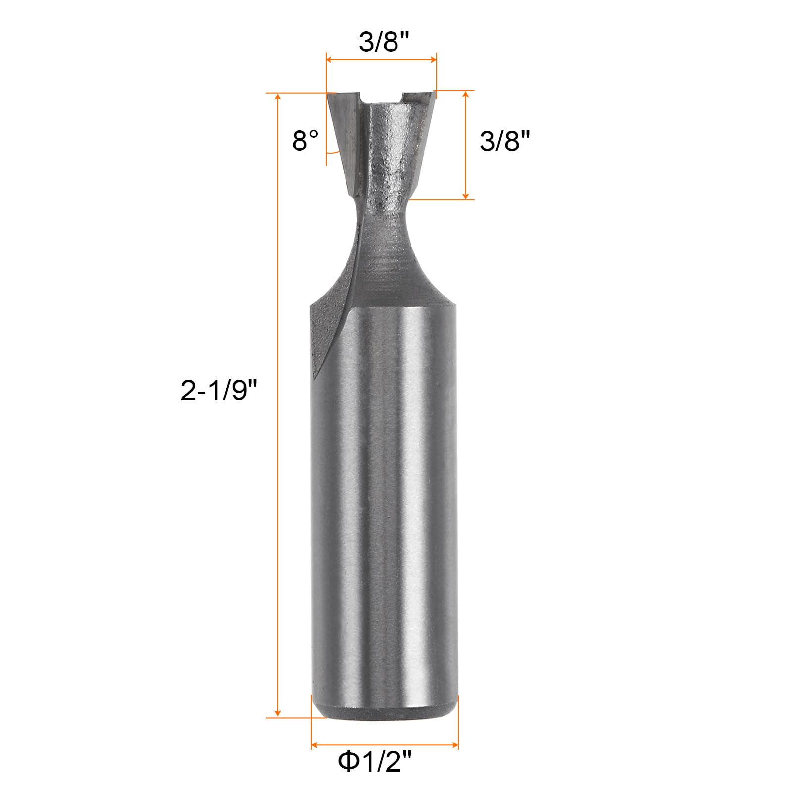 HARFINGTON Dovetail Router Bit 1/2