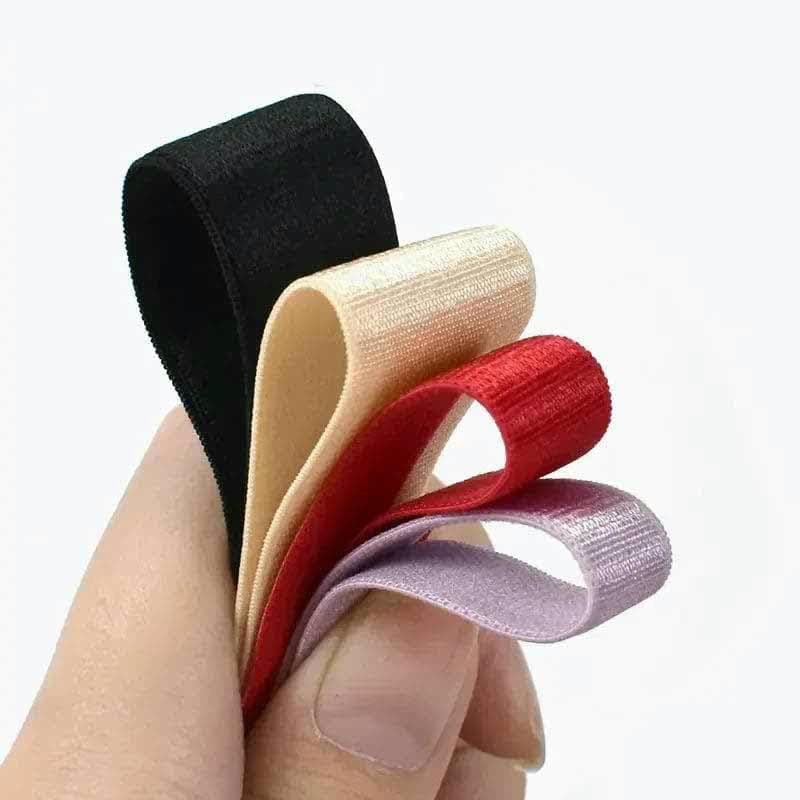 Elastyczna taśma nylonowa, Nylon Elastic Bands For Sewing DIY Multicolor 6-25mm 20 Meters(Pink 15mm)