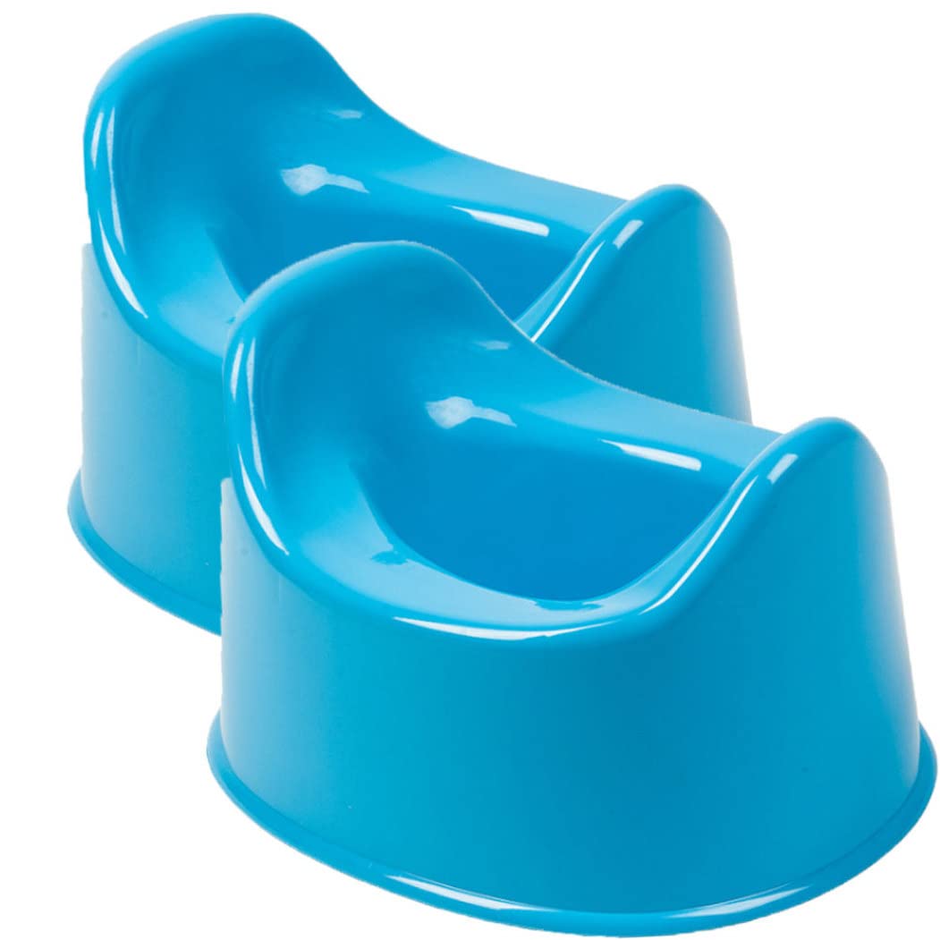 Kleinkind-Toilettensitz, tragbarer Baby-Töpfchen-Toilettenstuhl mit komfortablem Design für Jungen und Mädchen, leicht zu reinigender Reise-Kinder-Toilettentrainer für Zuhause und Badezimmer, Bl