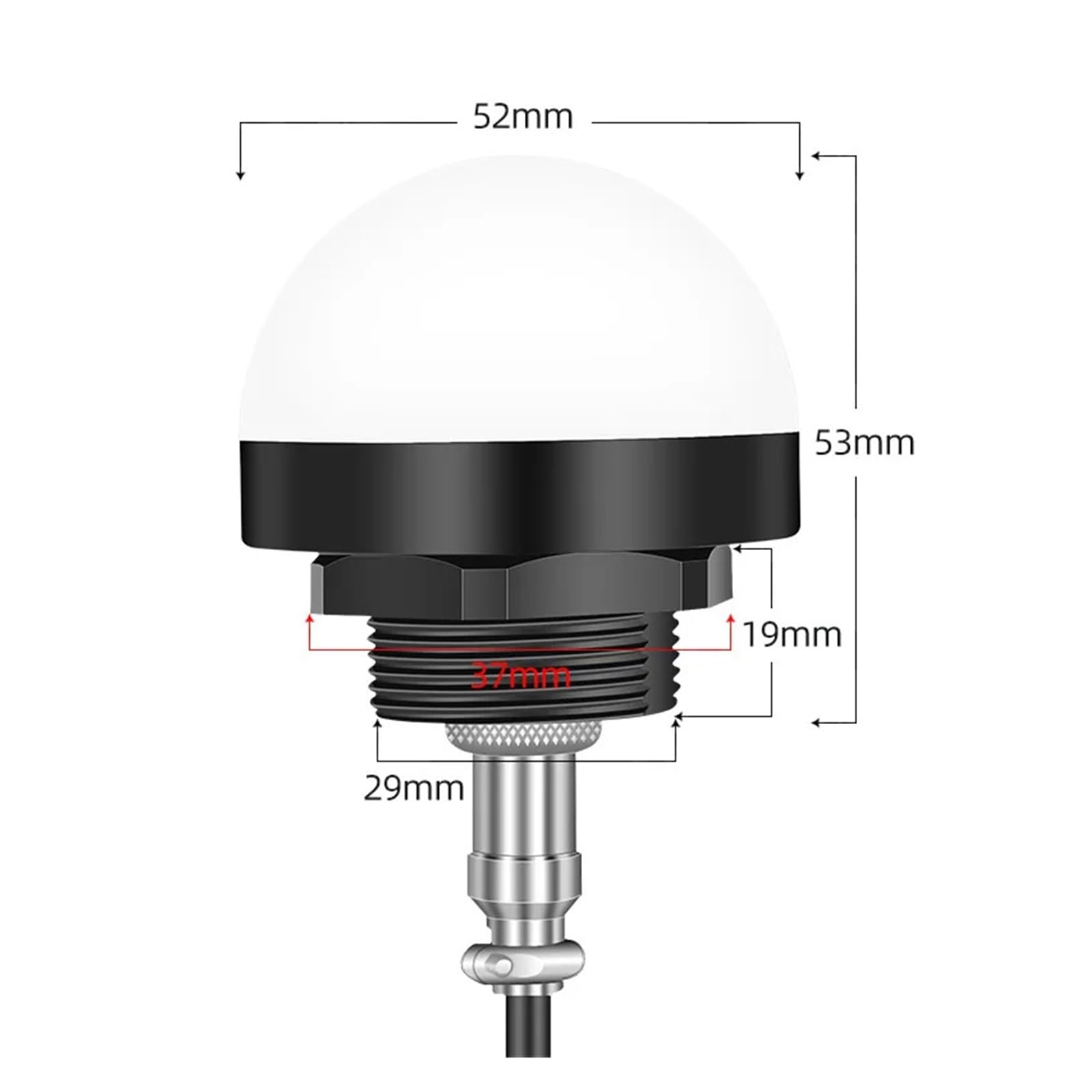 Lampe 3-Farben-Signalleuchte Visuelle Alarmwarnlampe for IoT, Werkstattmaschinen und Industrieanlagen