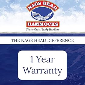 Nags Head Hammocks NH11OT Single Oatmeal Duracord Rope Hammock with Free Extension Chains & Tree Hooks, Handcrafted in The USA, Accommodates 1 Person, 450 LB Weight Capacity, 12 ft. x 49 in. 51HjNvn9EyL. SS280