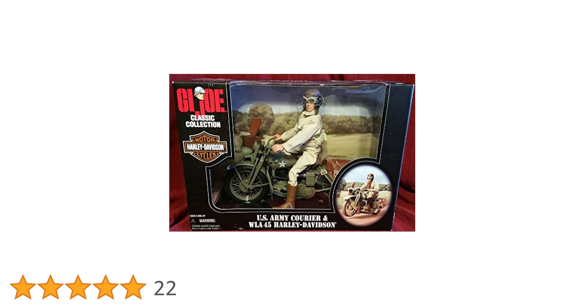 Amazon.co.jp: GI Joe US ARMY 45 Harley Davidson : おもちゃ