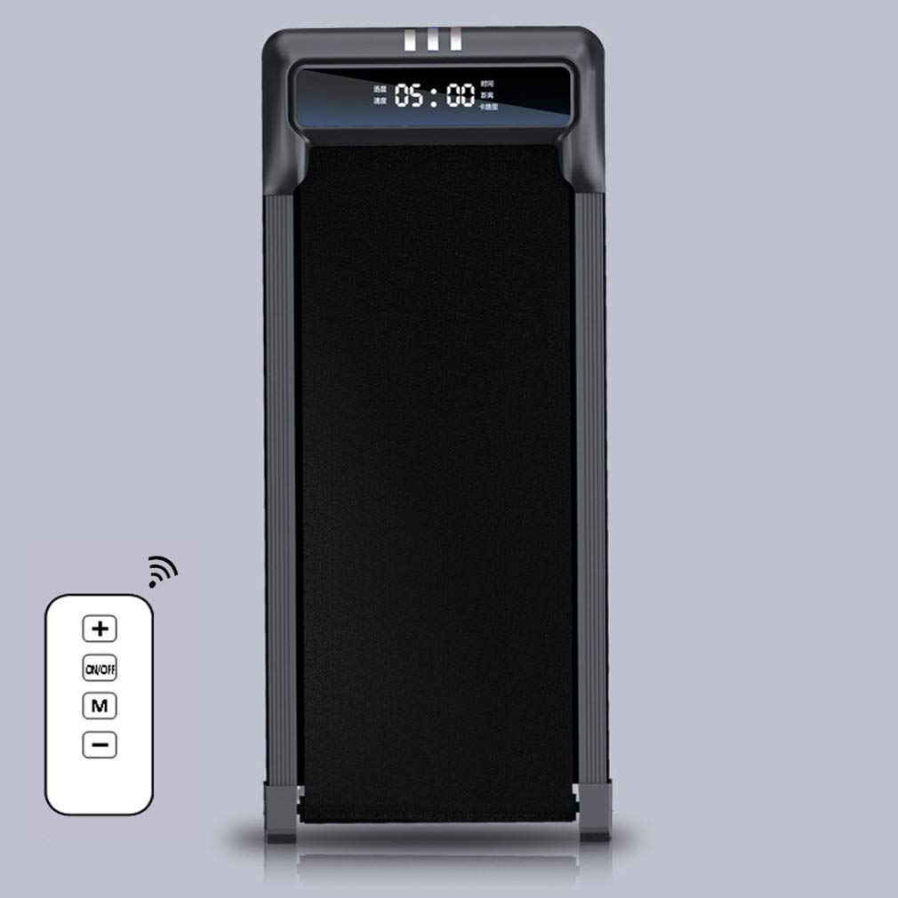 Motorised Treadmill Workout Electric Running Walking Machine Adjustable Speed No Noise Fitness Equipment Smart Remote Control,Gray